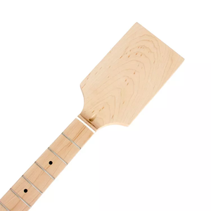 Oferta caliente: Mástil de guitarra de arce sin acabar de 22 trastes y 25.5 pulgadas con cabeza de paleta para kits de guitarra DIY - Product Image 5