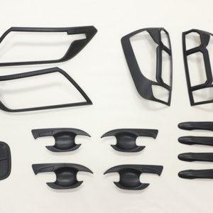 Accessoires extérieurs pour pick-up KQD 4X4, kit complet en ABS noir, protection de la carrosserie, remplacement du cache des feux antibrouillard avant - Product Image 3