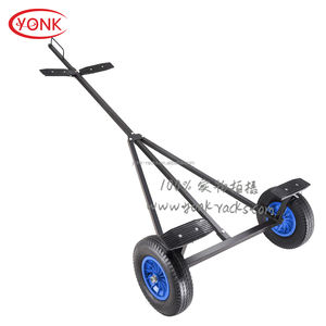 YONK Personnalisable En Acier Au Carbone Bateau Remorque Dolly Longueur Réglable Kayak Bateau À Moteur De Pêche Bateau Transporteur Chariot Plate-Forme OEM - Product Image 1