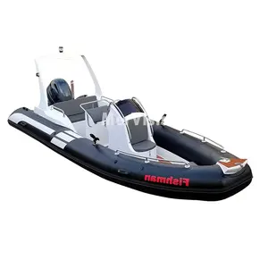 5.8m Inflatable rib boat PVC or hypalon tube rib-580 with CE for sale!