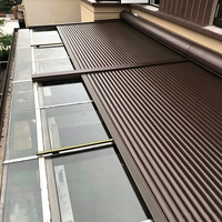 Kit de commande à distance pour persiennes motorisées en alliage d'aluminium robustes avec vis pour pergola moderne, villa, patio, ombrage hivernal