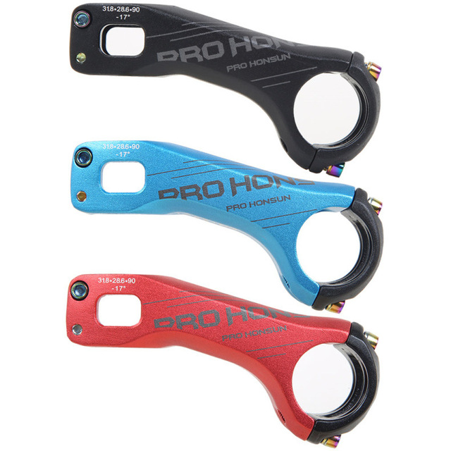 NEW PRO HONSUN CNC Aluminum Alloy Road/Mountain Bicycle Stem 70MM/90MM 31.8*28.6MM XC MTB AM Bicycle Handlebar Stems Parts
