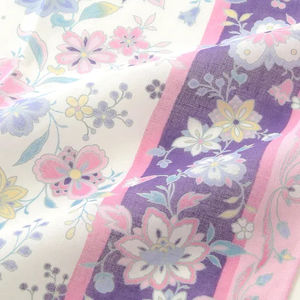 Écharpe en gaze douce à motif floral japonais, 100% coton, tendance, pour tous les jours - Product Image 4