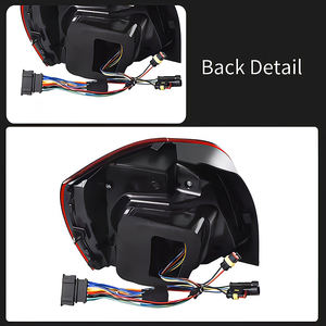 VW Polo 2011-2017 Alta Qualidade LED Cauda Lâmpada Sinal Dinâmico Freio/Reverso Plug + Play Instalação 55W Lente Vermelha Novo Auto Acessório - Product Image 4