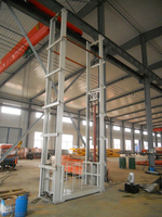 Nouvelle plateforme élévatrice verticale hydraulique en acier pour marchandises, capacité de 2000 kg, certifiée ISO CE, pour les ateliers de réparation de machines d'entrepôt