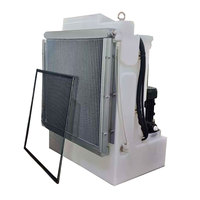 Refroidisseur d'eau à air avec réservoir intégré, pompe, radiateur à ailettes, jauge de niveau pour équipement industriel, circulation d'eau