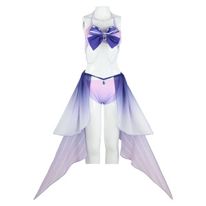 Costume de cosplay de maillot de bain <span class=keywords><strong>Kokomi</strong></span> du jeu <span class=keywords><strong>Genshin</strong></span> <span class=keywords><strong>Impact</strong></span>, bikini Sangonomiya <span class=keywords><strong>Kokomi</strong></span>, maillot de bain de plage, robe de bain de cosplay d'anime - Product Image 3