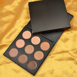 <span class=keywords><strong>Palette</strong></span> correcteur personnalisé de maquillage de 9 couleurs <span class=keywords><strong>Palette</strong></span> correcteur de crème pour le visage végétalien de marque privée - Product Image 2