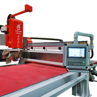 Hualong Maschinen HKNC-400L Italien System und Pegasus Software 5 × Achse CNC Brückensäge für Granit und Marmor mit Förderband