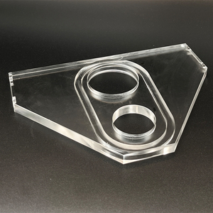 Sản Xuất Nhựa <span class=keywords><strong>CNC</strong></span> gia công đánh bóng trong suốt rõ ràng PMMA Acrylic Polycarbonate bộ phận - Product Image 1