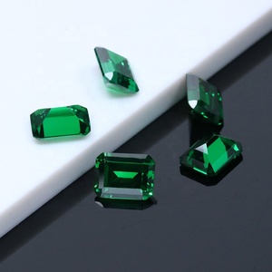 Piedras Sueltas de Circonia Cúbica Octogonal Multicolor de 5x3 a 14x10 mm, Color Verde Café, Rhdolite, Tanzanita, Aguamarina, Corte <span class=keywords><strong>Esmeralda</strong></span> - Product Image 5