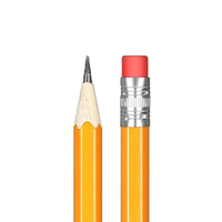 Crayon en bois hexagonal jaune de 7 pouces personnalisé avec logo, prix abordable, avec gomme, en gros