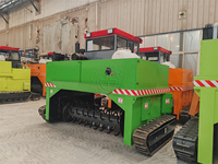 Machine à retourner le compost de fumier de vache utilisée dans la production d'engrais organiques