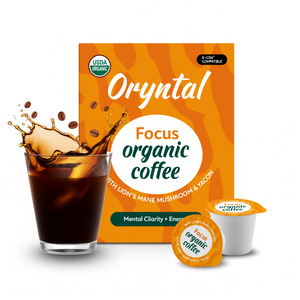 Café de cogumelo assado escuro orgânico K-Cups com Juba e <span class=keywords><strong>Yacon</strong></span> para foco e suporte imunológico Vegan Keto 24 Contagem - Product Image 1