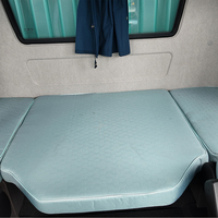 Lit superposé pour camion à 3 sections avec table intégrée |   Kits d'intérieur de luxe en acier inoxydable |   Certifié IATF 16949 |   Ajustement personnalisé