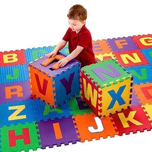 Hochwertige Umweltfreundliche EVA-Schaum Baby-Spielmatte Wasserdicht & Weich mit Alphabet/Zahlen-Puzzles für den Heimgebrauch Lernspiele - Product Image 4