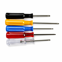 Mini tournevis Phillips 3mm 4mm 5mm 110mm, manche en acier au carbone, pointe en acier 45, poignée PS, outil de réparation manuel