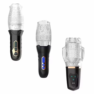 Vibrador Masculino de Doble Motor con Manos Libres, 10 Vibraciones Fuertes, Copa de Masturbación con Succión - Product Image 4