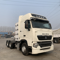 Bon marché d'occasion tracteur Sinotruk Howo T7 GNC 6*4 10 roues Transmission manuelle Euro 5 Emission 430HP en vente à chaud