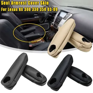 1 Par de Fundas de Reposabrazos Delanteros de Cuero PU para Lexus RX 300 330 350 2003 2004 2005 2006-2009, Reemplazo de la Funda del Reposabrazos del Asiento - Product Image 1