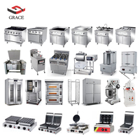 Ensemble d'équipements de cuisine commerciale de haute qualité Équipement de cuisson tout-en-un en acier inoxydable pour la cuisine occidentale Utilisation d'hôtel électrique
