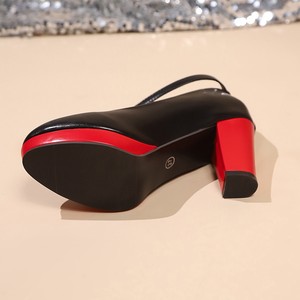 Bottes montantes à plateforme et talons hauts pour femme, grande taille, nouvelle collection printemps/été, tendance, imperméables, antidérapantes, à talon épais - Product Image 4