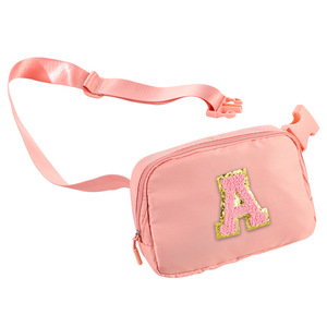 Nueva Riñonera con Diseño <span class=keywords><strong>de</strong></span> Letras, Hecha <span class=keywords><strong>de</strong></span> Tela Compuesta, Es una <span class=keywords><strong>Bolsa</strong></span> Cruzada Moderna y Versátil que se Puede Llevar - Product Image 2