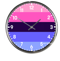 Horloges murales rondes arc-en-ciel Neutrois, horloge silencieuse classique sans tic-tac, fonctionnant sur piles, pour le bureau, la maison, le salon