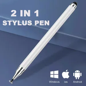 Stylet pour tablette, stylet tactile pour écran de dessin, stylet <span class=keywords><strong>2</strong></span> en 1 pour <span class=keywords><strong>iPhone</strong></span>, iPad, tablette, stylet tactile capacitif pour téléphone Samsung Android - Product Image 3