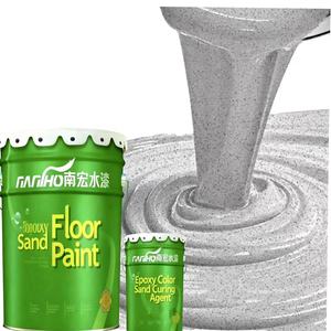 Vernice per <span class=keywords><strong>pavimenti</strong></span> in sabbia epossidica a due componenti con marchio OEM personalizzata con rivestimento liquido multicolore per ristrutturazione di cemento per interni esterni - Product Image 1