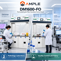 Hotte de laboratoire sans conduit avec filtre à formaldéhyde et plan de travail en époxy pour la manipulation du formaldéhyde en laboratoire, personnalisation OEM ODM, approvisionnement B2B