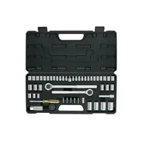 Kit d'outils à main PRETUL 51 pièces, coffret rigide, embouts 1/4'', clés mixtes en acier au chrome-vanadium, 6 points, pour mécaniciens, garantie 3 ans