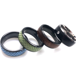 Bague Intelligente Électronique GSC HF RFID Programmable, Paiement Sans Fil Passif, Partage d'Informations, Contrôles Intelligents en Céramique Étanche - Product Image 2