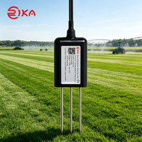 Sensor Kelembapan Tanah Dielektrik Rika RK520-01 4-20mA 0-5V 0-2V RS485 Opsional Harga Terjangkau Dengan Probe Temperatur