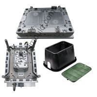 Quality Injection Plastic RECTANGULAR WATER METER VALVE BOX MOULD MOLD
