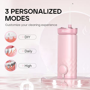 Seago Nouveau Irrigateur Oral Portable <span class=keywords><strong>Sans</strong></span> <span class=keywords><strong>Fil</strong></span> Portable Rechargeable <span class=keywords><strong>Meilleur</strong></span> Voyage <span class=keywords><strong>Hydropulseur</strong></span> <span class=keywords><strong>Dentaire</strong></span> avec Réservoir d'Eau Détachable - Product Image 3