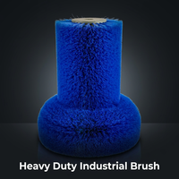 Brosse de remplacement pour machine, brosse rotative cylindrique en nylon tufté, pièce de rechange avec trou central, fabriquée selon les plans