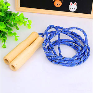 Vente directe d'usine de cordes à sauter avec manche en bois, cordes à sauter en gros pour enfants et étudiants, cordes à sauter sportives, cordes à sauter de fitness - Product Image 4