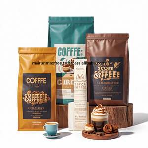 ถุงซิปล็อคอลูมิเนียมฟอยล์ OEM ขนาด 250 กรัม 500 กรัม 1 กิโลกรัม ป้องกันกลิ่น สำหรับบรรจุภัณฑ์เมล็ดกาแฟแบบกำหนดเอง สำหรับเก็บอาหารและถุงกาแฟ - Product Image 1