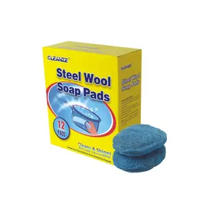 Le nuove forniture di fabbrica vendono sapone in polvere lana d'acciaio OEM sapone detergente lana d'acciaio