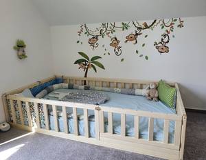 Cama <span class=keywords><strong>de</strong></span> suelo personalizada <span class=keywords><strong>de</strong></span> fábrica, método <span class=keywords><strong>montessori</strong></span> - Product Image 2