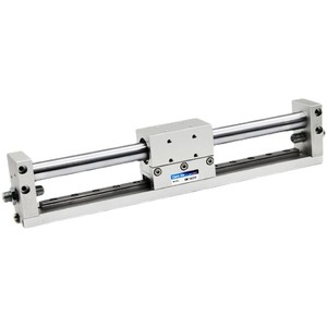 Cilindro sin vástago CincZe RMH10 16 20 25 50 100 200 250 300 400 500S con riel guía, acoplador magnético, neumático - Product Image 2