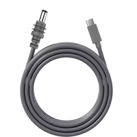 Chargeur coaxial à puce intelligente 5A de haute qualité Mini USB C DC Power 1m Puce intelligente PD intégrée pour Starlink PVC métal PC tresse voiture TPE
