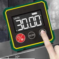 Inclinomètre numérique auto-nivelant pour la mesure des angles et des pentes, avec écran rétroéclairé, niveau laser électronique pour le travail