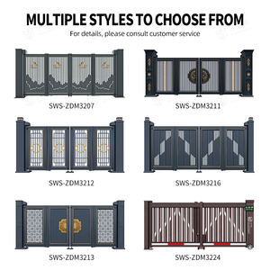 Extérieur Pliable Automatique Industriel Pliant Porte Principale Électrique Télescopique en Aluminium pour Jardin Villas - Product Image 3