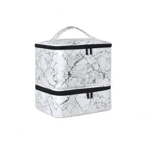 Sac de toilette BSCI grande capacité avec logo personnalisé, sac de voyage portable et tendance avec fermeture éclair, réutilisable - Product Image 1