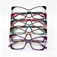 Montures de lunettes en acétate en gros, stock disponible, couleurs variées, montures en acétate de haute qualité et tendance