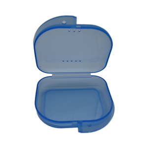 Kleurrijke plastic tandendoos voor beugels, opbergdoos voor orthodontische beugels, transparante kunstgebitdoos, mondplaat, transparante tandheelkundige organizer - Product Image 4