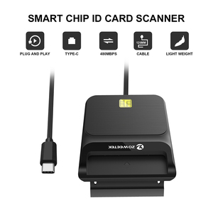 Zoweetek Loại C thông minh đầu đọc thẻ không có trình điều khiển EMV <span class=keywords><strong>cac</strong></span> ID IC chip Đầu đọc thẻ Nhà Văn tín dụng di động đầu đọc thẻ thanh toán cho điện thoại - Product Image 3