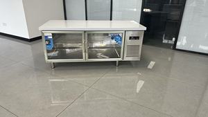 Réfrigérateur de travail sous comptoir en acier inoxydable commercial pour plan de travail multifonctionnel avec congélateur pour cuisine de restaurant - Product Image 6